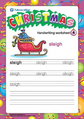 Рождественский словарик: sleigh